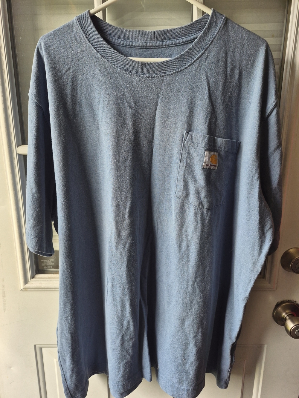 Carhartt Men's Blue Pocket T-Shirt